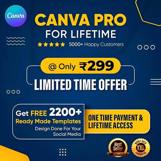 Canva Pro (Edu) - On Ur Mail - Prime Lifestyle Store