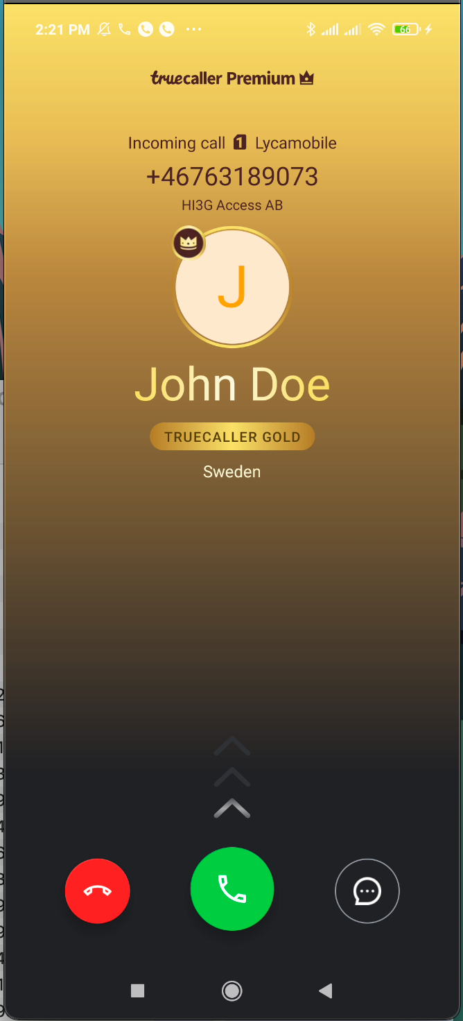 Truecaller Gold Membership - On Ur Number